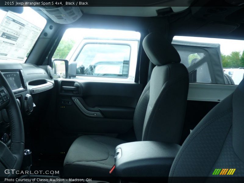 Black / Black 2015 Jeep Wrangler Sport S 4x4