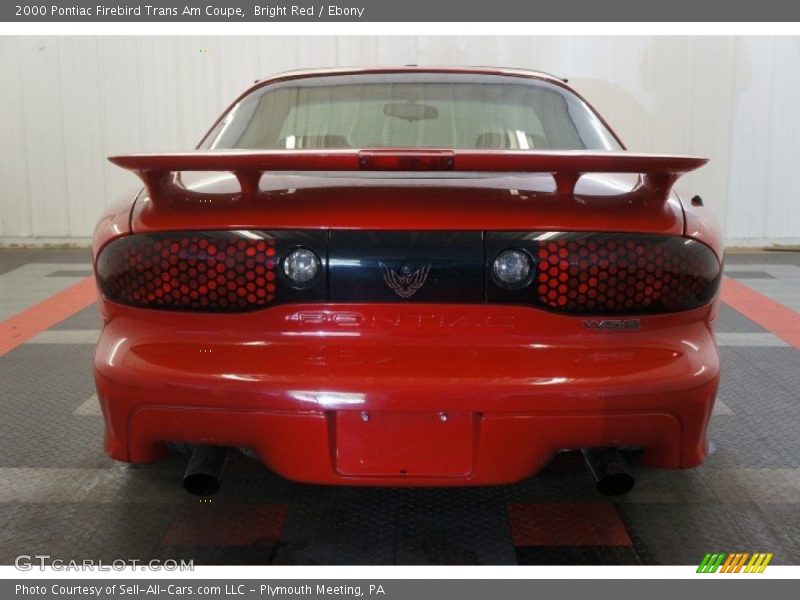 Bright Red / Ebony 2000 Pontiac Firebird Trans Am Coupe