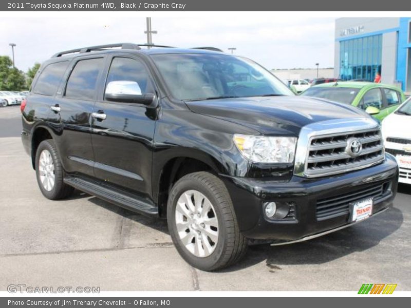 Black / Graphite Gray 2011 Toyota Sequoia Platinum 4WD