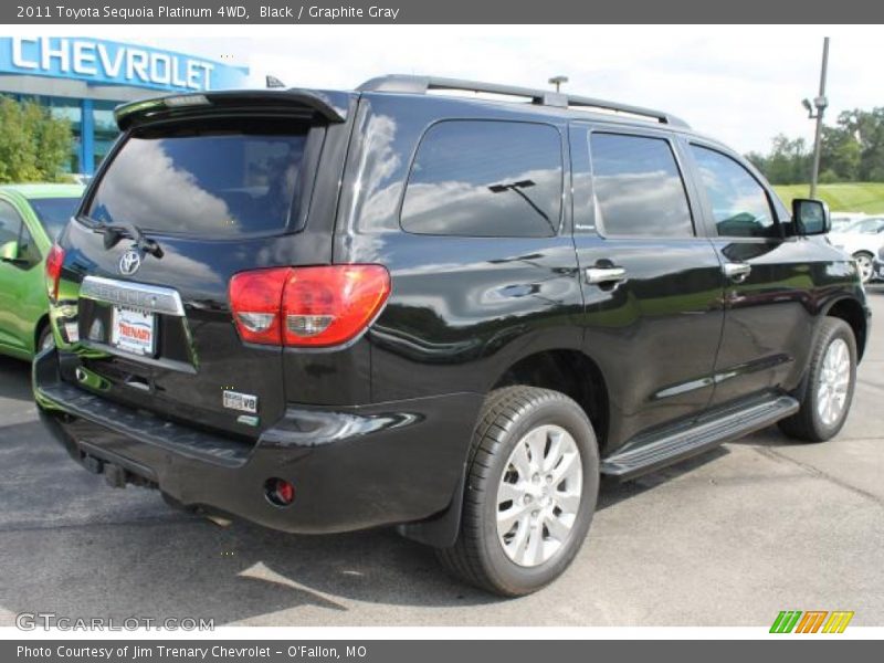 Black / Graphite Gray 2011 Toyota Sequoia Platinum 4WD
