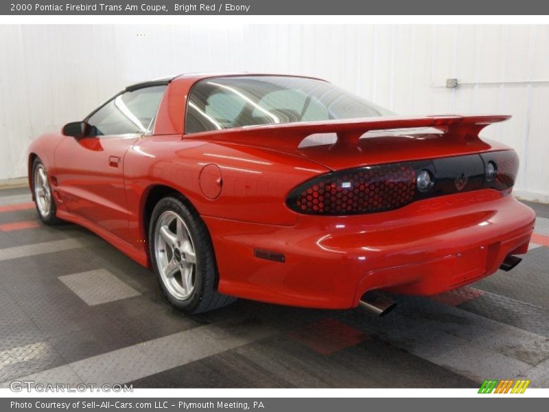 Bright Red / Ebony 2000 Pontiac Firebird Trans Am Coupe