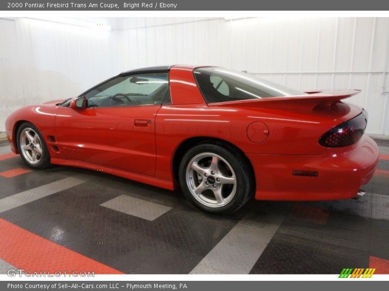Bright Red / Ebony 2000 Pontiac Firebird Trans Am Coupe