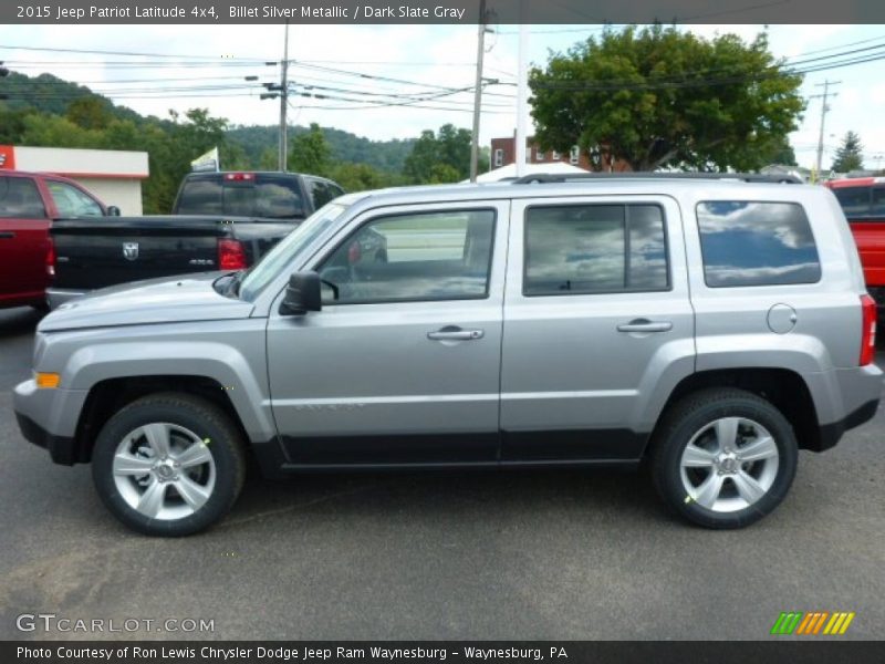 Billet Silver Metallic / Dark Slate Gray 2015 Jeep Patriot Latitude 4x4