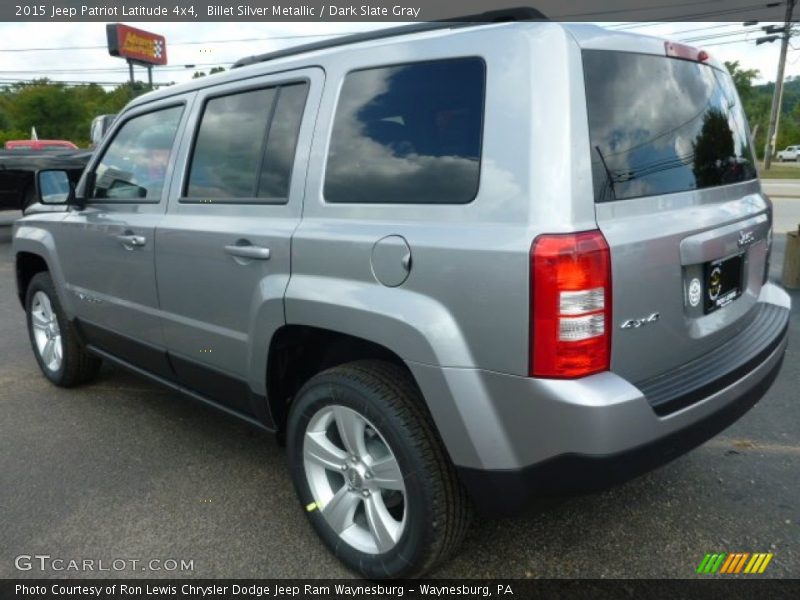 Billet Silver Metallic / Dark Slate Gray 2015 Jeep Patriot Latitude 4x4