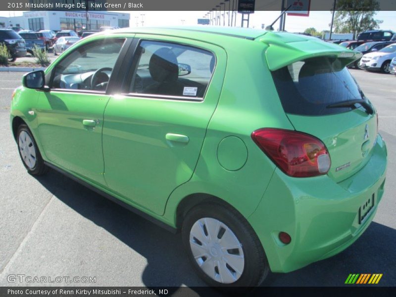Kiwi Green / Black 2015 Mitsubishi Mirage DE