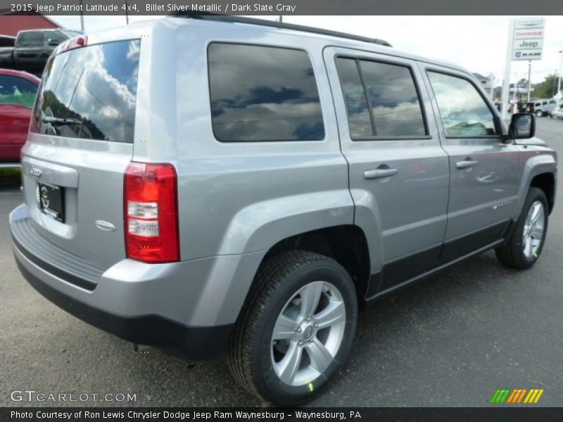 Billet Silver Metallic / Dark Slate Gray 2015 Jeep Patriot Latitude 4x4
