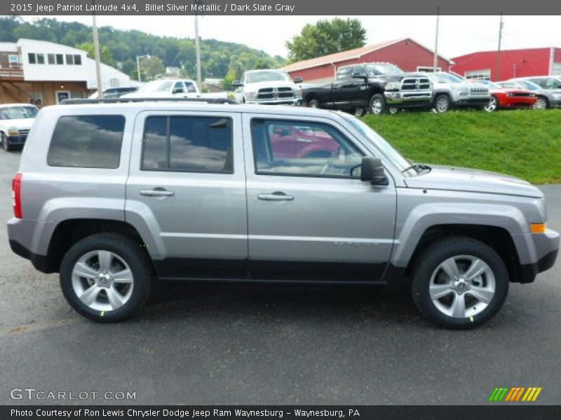 Billet Silver Metallic / Dark Slate Gray 2015 Jeep Patriot Latitude 4x4