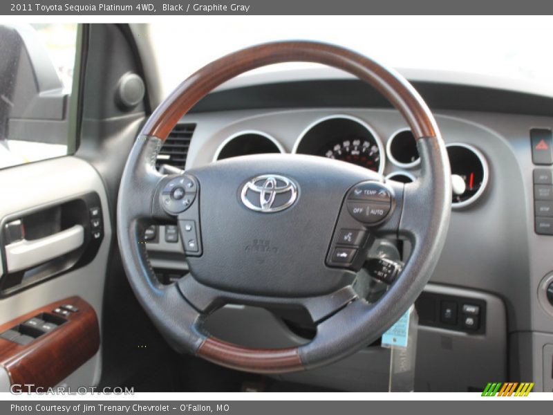 Black / Graphite Gray 2011 Toyota Sequoia Platinum 4WD
