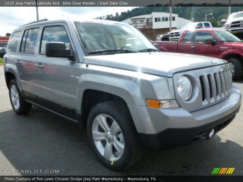 Billet Silver Metallic / Dark Slate Gray 2015 Jeep Patriot Latitude 4x4