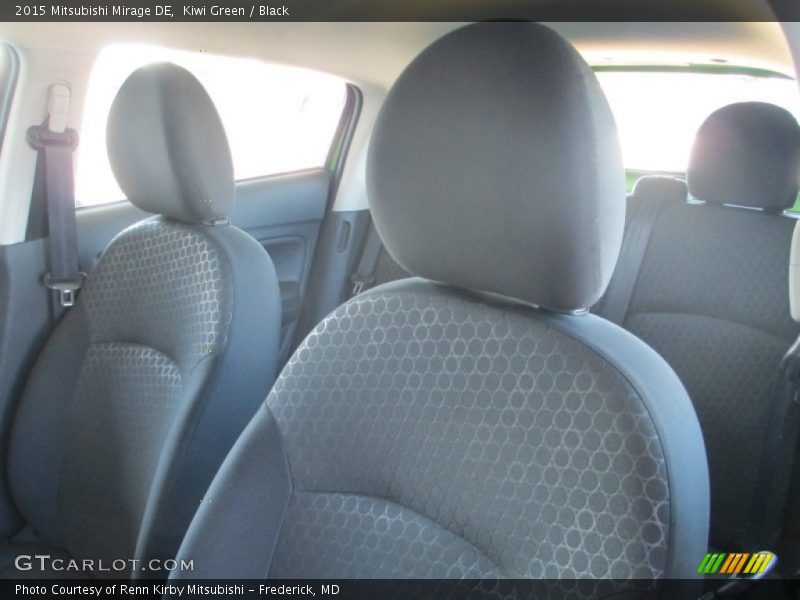 Kiwi Green / Black 2015 Mitsubishi Mirage DE