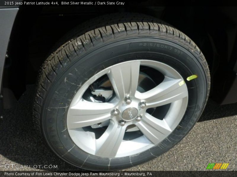 Billet Silver Metallic / Dark Slate Gray 2015 Jeep Patriot Latitude 4x4