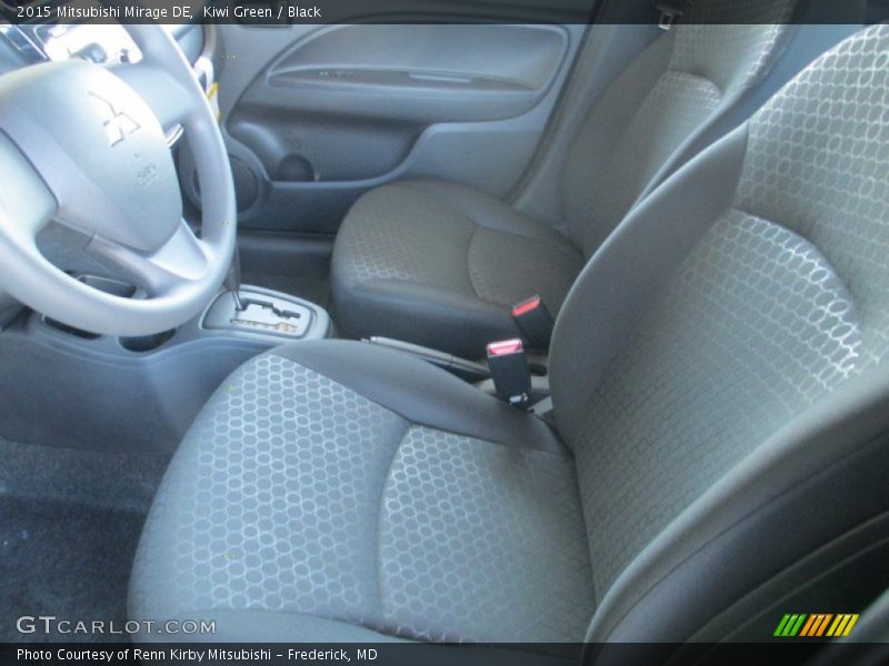 Kiwi Green / Black 2015 Mitsubishi Mirage DE