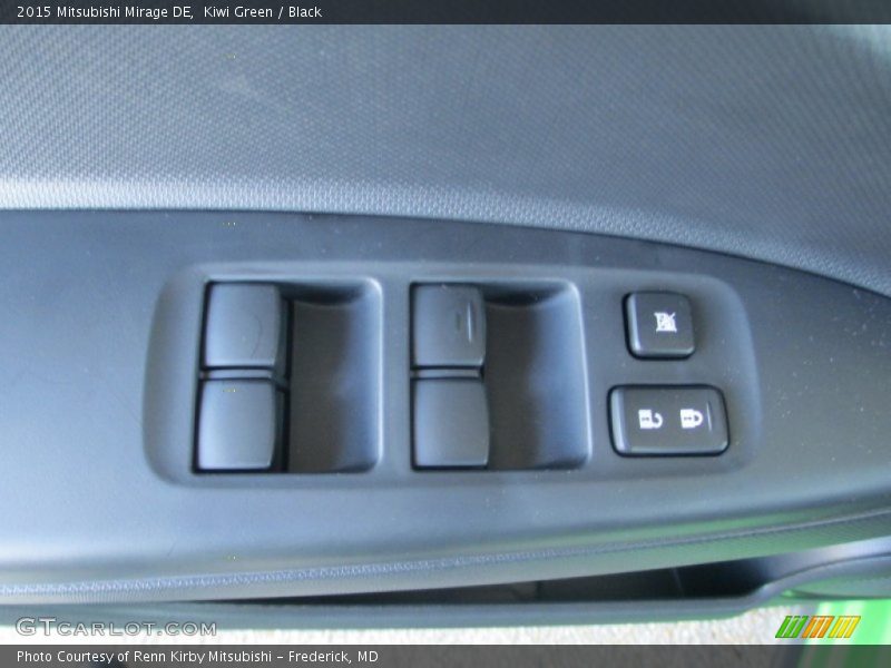 Kiwi Green / Black 2015 Mitsubishi Mirage DE