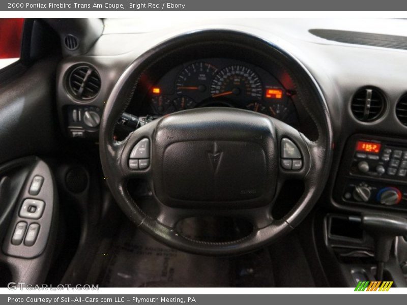 Bright Red / Ebony 2000 Pontiac Firebird Trans Am Coupe