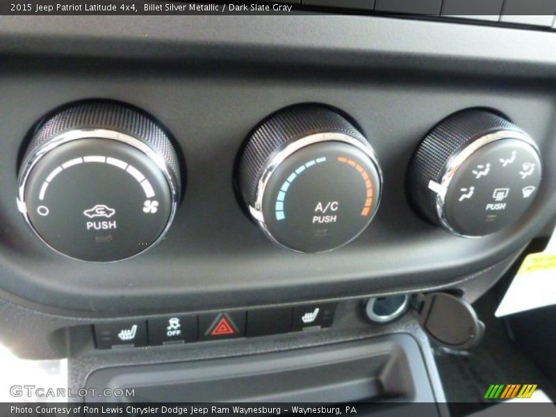 Billet Silver Metallic / Dark Slate Gray 2015 Jeep Patriot Latitude 4x4