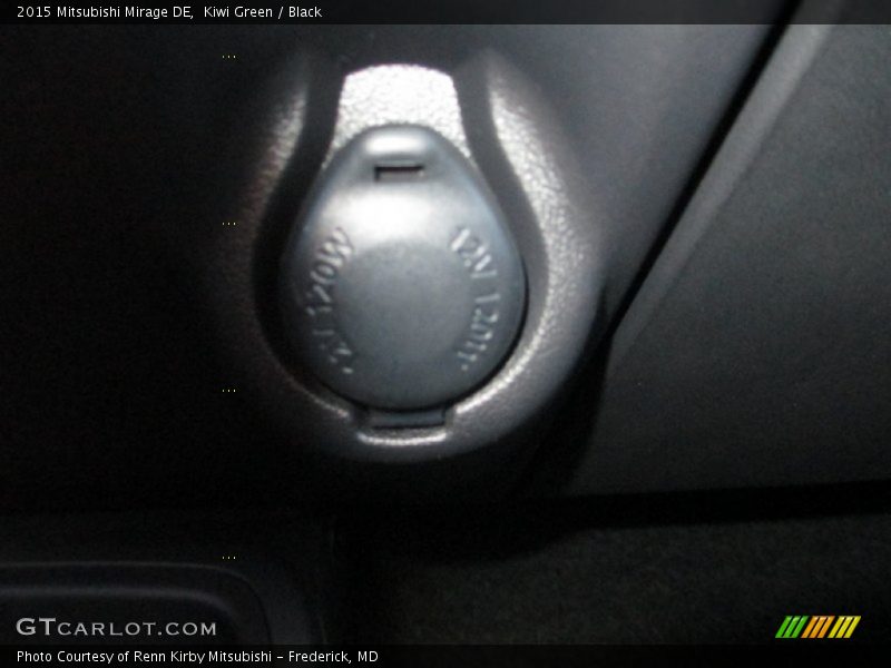 Kiwi Green / Black 2015 Mitsubishi Mirage DE