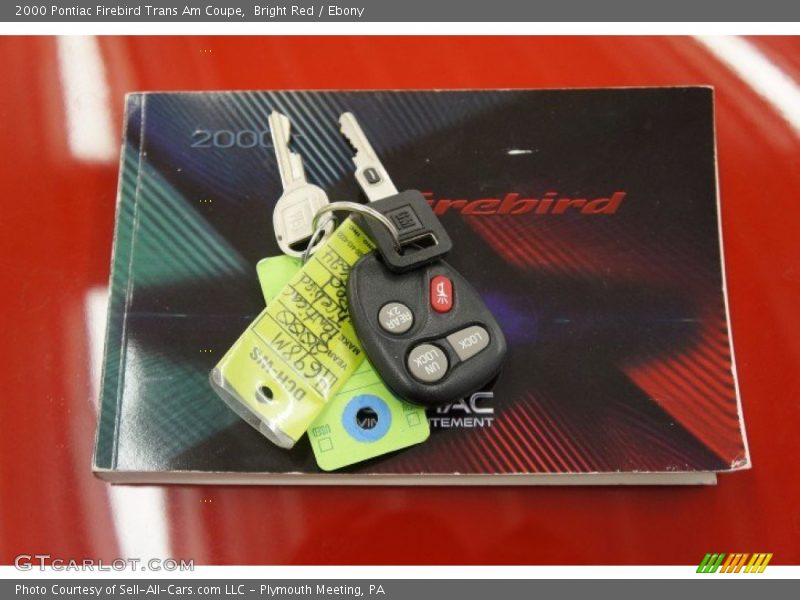 Bright Red / Ebony 2000 Pontiac Firebird Trans Am Coupe