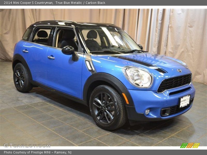 True Blue Metallic / Carbon Black 2014 Mini Cooper S Countryman