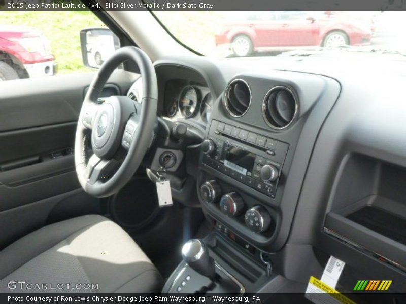 Billet Silver Metallic / Dark Slate Gray 2015 Jeep Patriot Latitude 4x4
