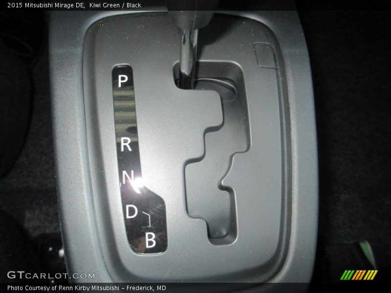 Kiwi Green / Black 2015 Mitsubishi Mirage DE