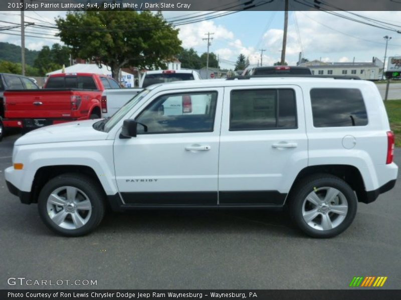 Bright White / Dark Slate Gray 2015 Jeep Patriot Latitude 4x4