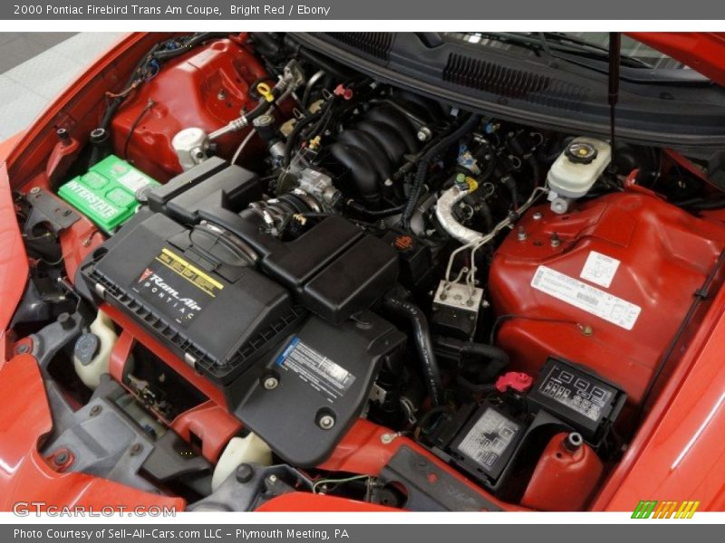 Bright Red / Ebony 2000 Pontiac Firebird Trans Am Coupe