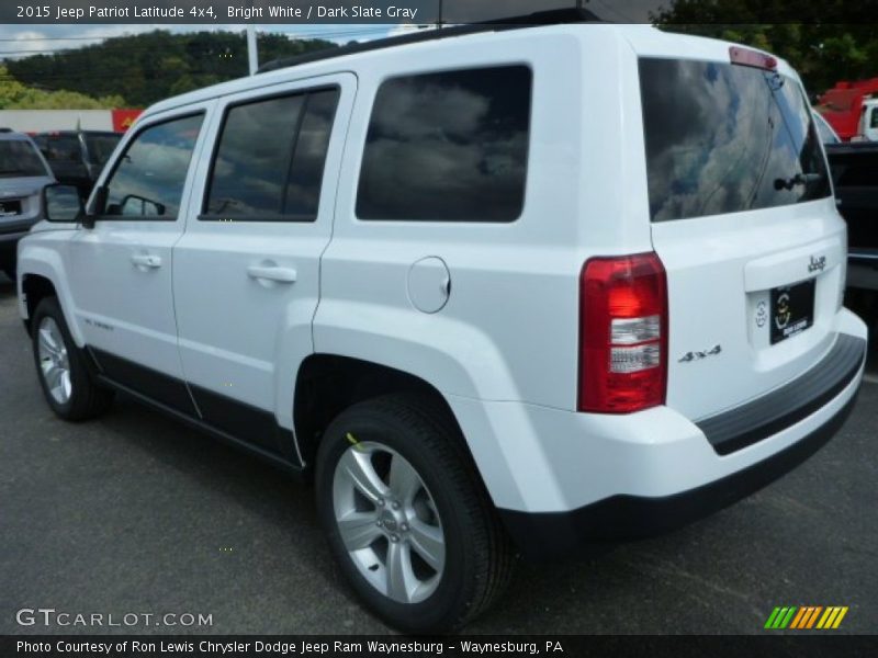 Bright White / Dark Slate Gray 2015 Jeep Patriot Latitude 4x4