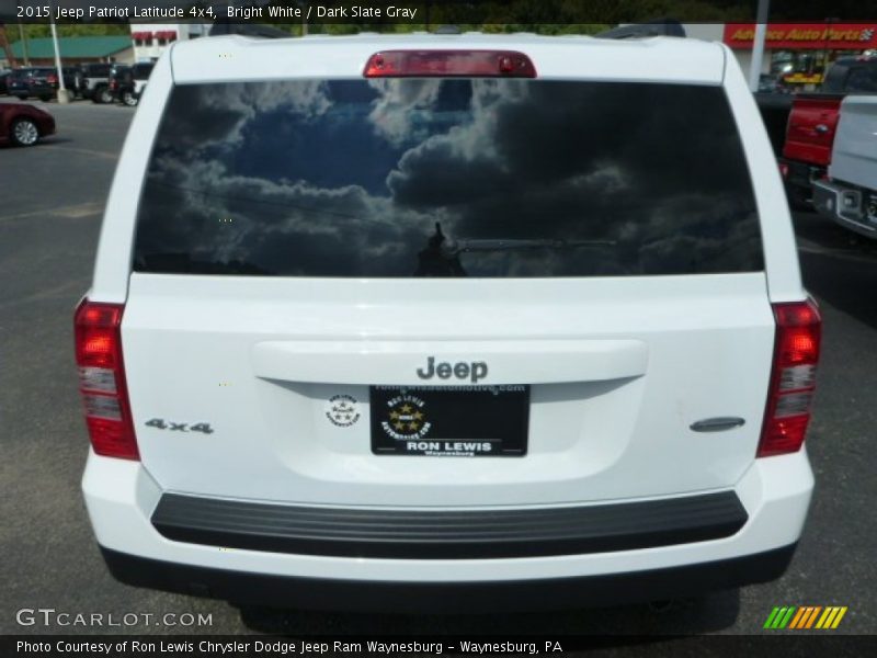 Bright White / Dark Slate Gray 2015 Jeep Patriot Latitude 4x4