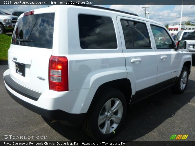 Bright White / Dark Slate Gray 2015 Jeep Patriot Latitude 4x4