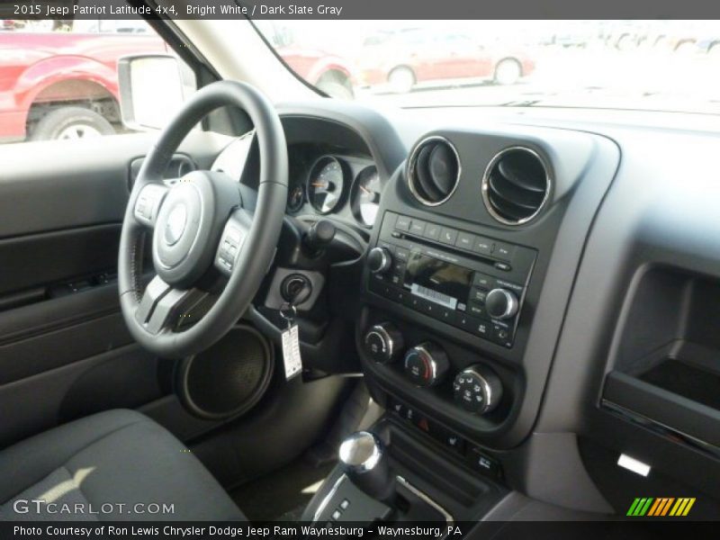 Bright White / Dark Slate Gray 2015 Jeep Patriot Latitude 4x4