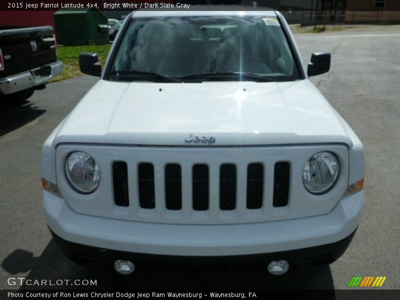 Bright White / Dark Slate Gray 2015 Jeep Patriot Latitude 4x4