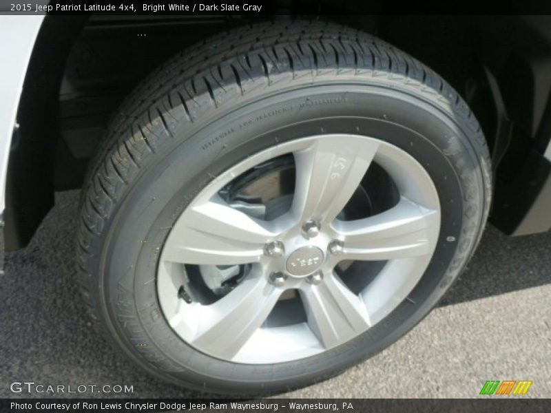 Bright White / Dark Slate Gray 2015 Jeep Patriot Latitude 4x4