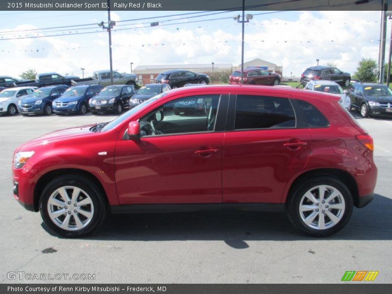 Rally Red / Black 2015 Mitsubishi Outlander Sport ES