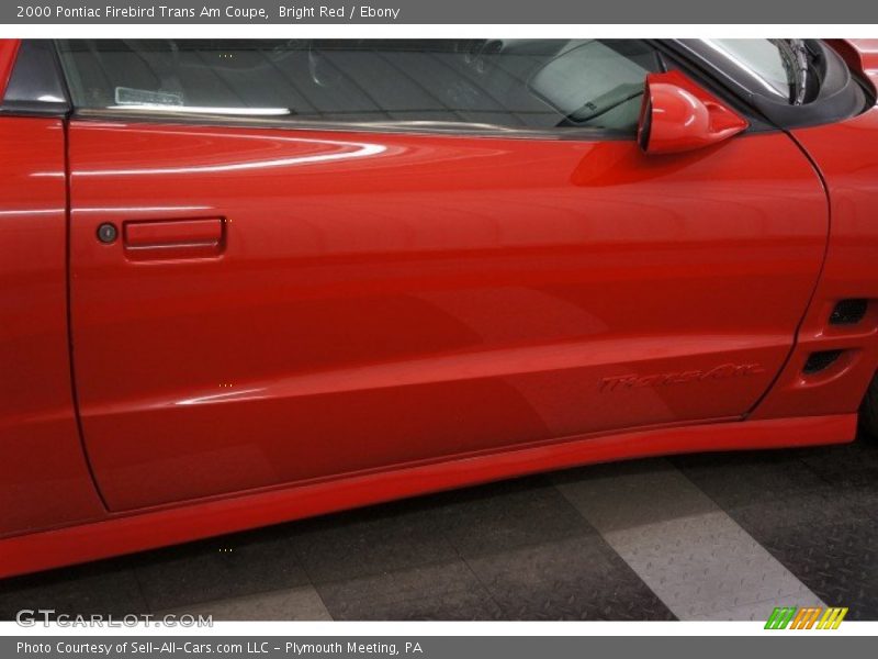 Bright Red / Ebony 2000 Pontiac Firebird Trans Am Coupe