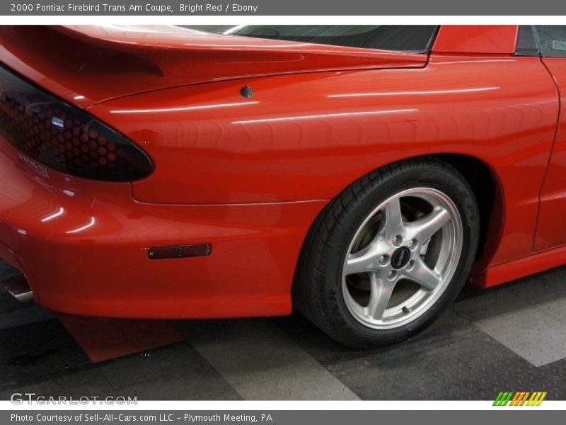 Bright Red / Ebony 2000 Pontiac Firebird Trans Am Coupe