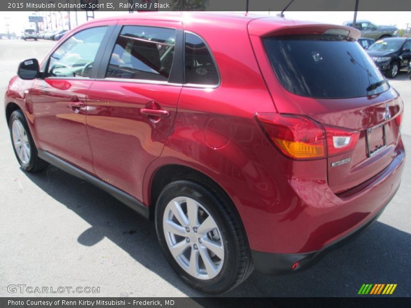 Rally Red / Black 2015 Mitsubishi Outlander Sport ES