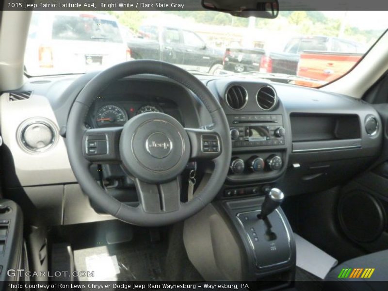 Bright White / Dark Slate Gray 2015 Jeep Patriot Latitude 4x4