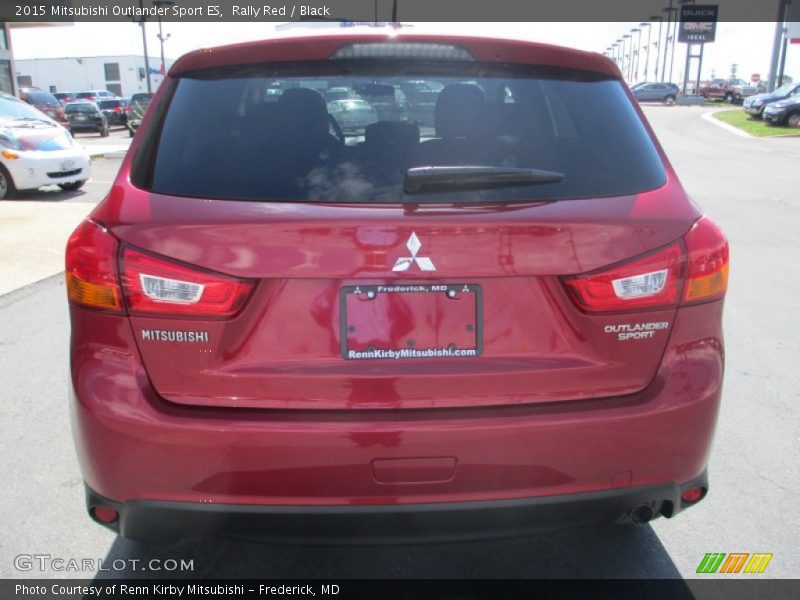 Rally Red / Black 2015 Mitsubishi Outlander Sport ES