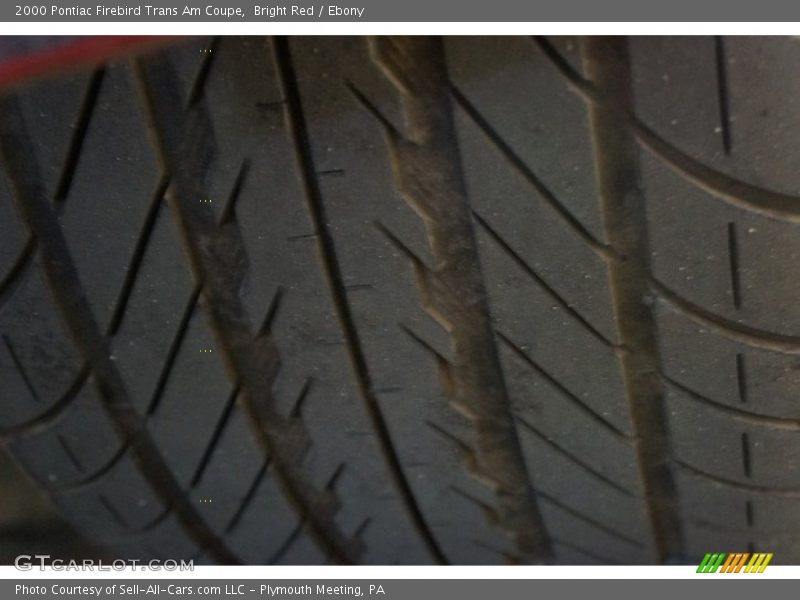 Bright Red / Ebony 2000 Pontiac Firebird Trans Am Coupe