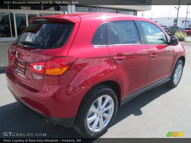 Rally Red / Black 2015 Mitsubishi Outlander Sport ES