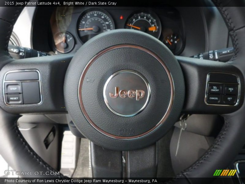 Bright White / Dark Slate Gray 2015 Jeep Patriot Latitude 4x4