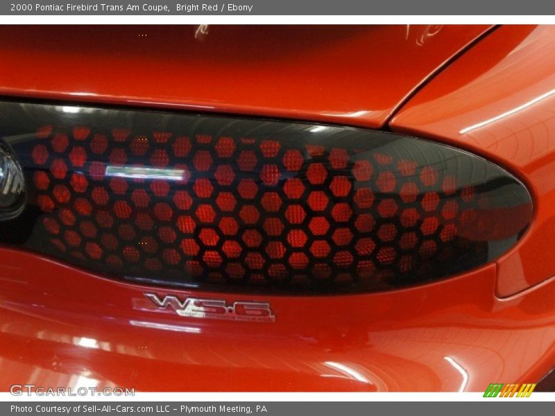 Bright Red / Ebony 2000 Pontiac Firebird Trans Am Coupe