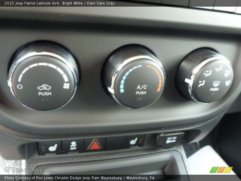 Bright White / Dark Slate Gray 2015 Jeep Patriot Latitude 4x4