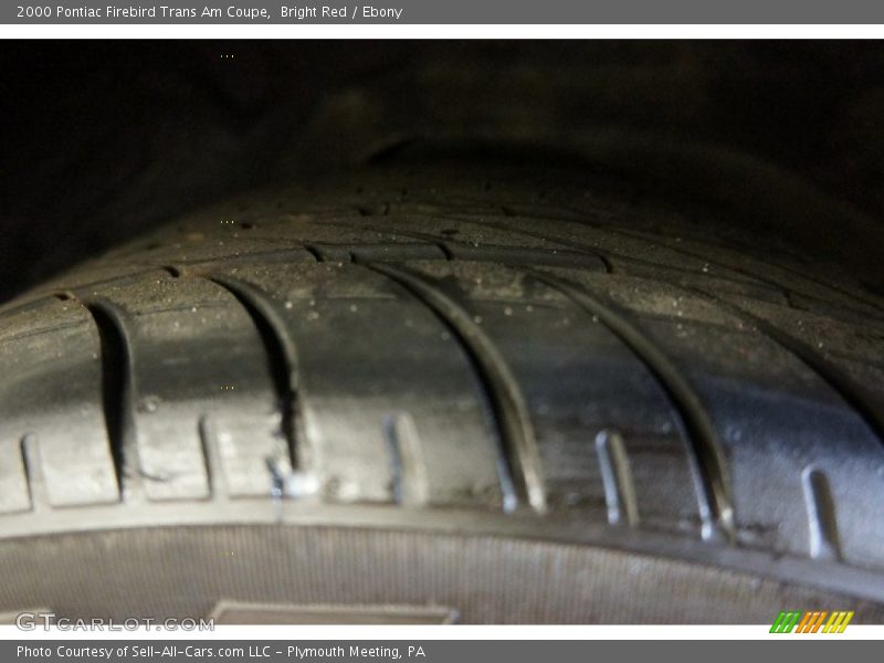 Bright Red / Ebony 2000 Pontiac Firebird Trans Am Coupe