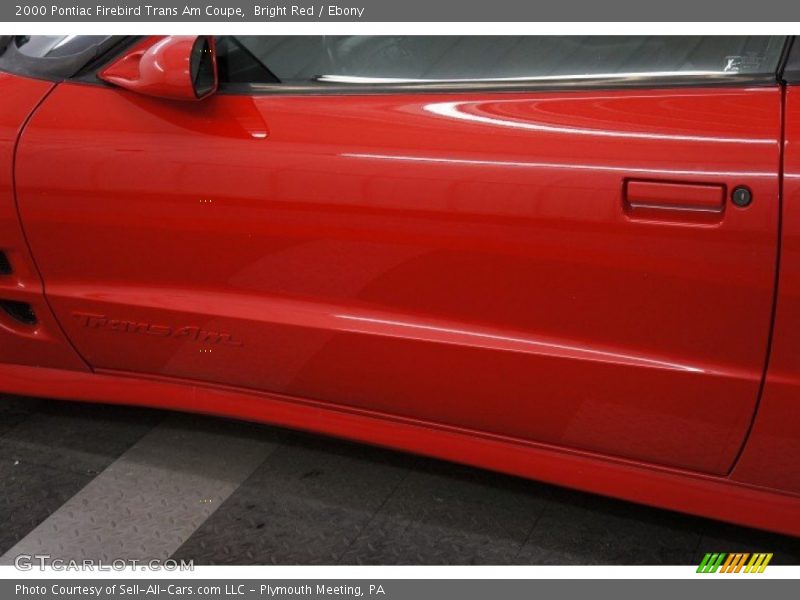 Bright Red / Ebony 2000 Pontiac Firebird Trans Am Coupe