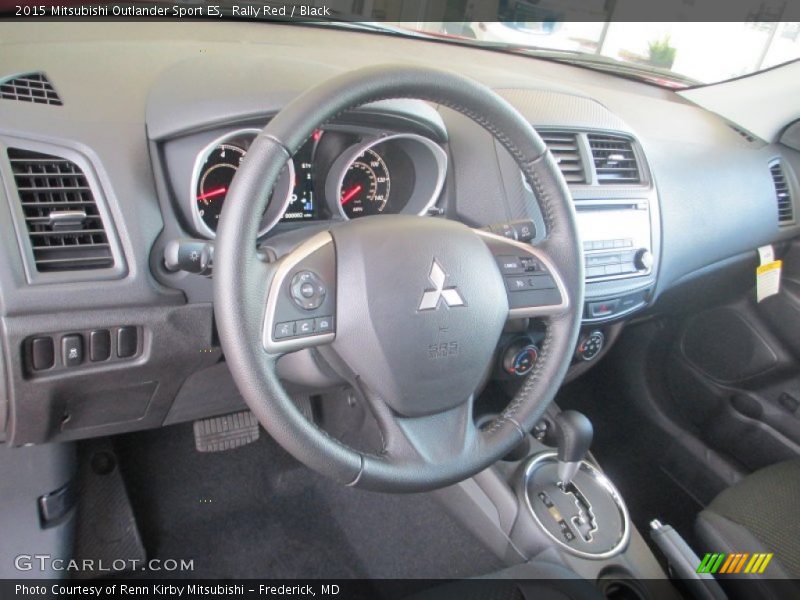 Rally Red / Black 2015 Mitsubishi Outlander Sport ES