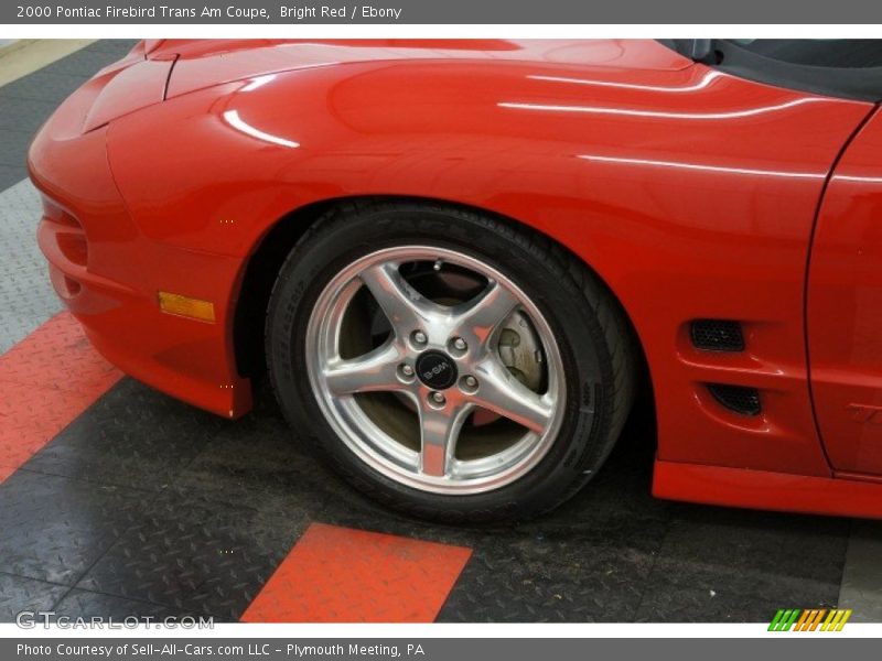 Bright Red / Ebony 2000 Pontiac Firebird Trans Am Coupe