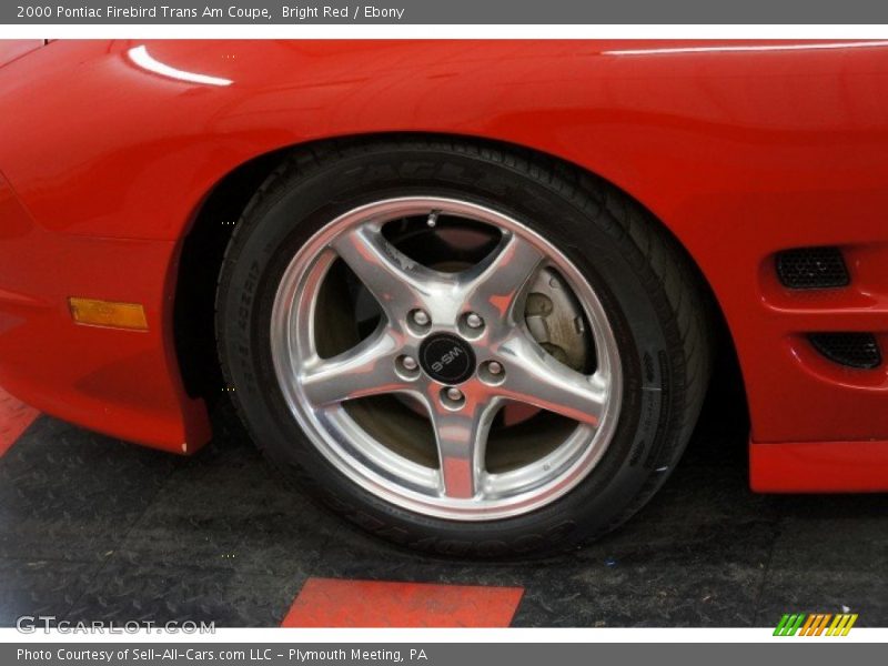 Bright Red / Ebony 2000 Pontiac Firebird Trans Am Coupe