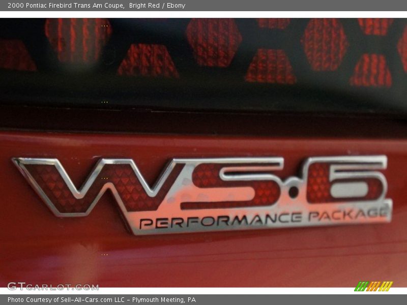Bright Red / Ebony 2000 Pontiac Firebird Trans Am Coupe