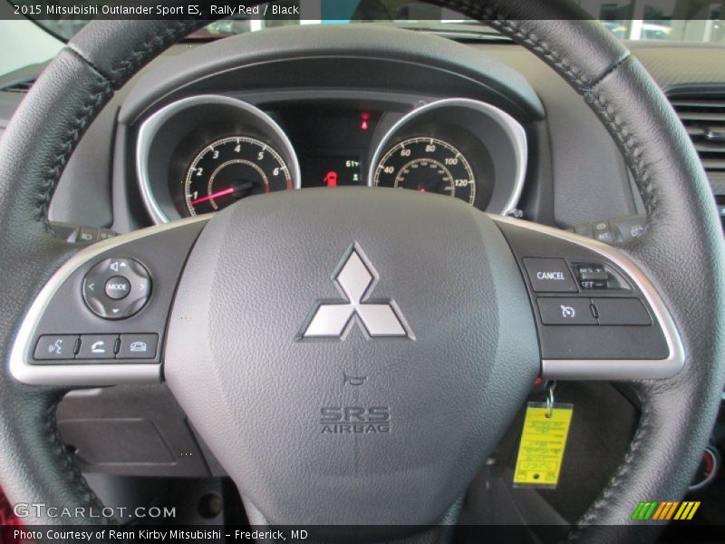 Rally Red / Black 2015 Mitsubishi Outlander Sport ES